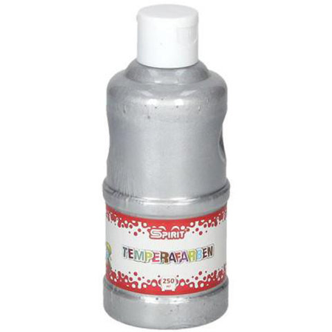 Spirit: Silberfarbene Temperafarbe 250ml