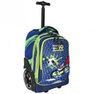 Spirit: Trolley Football No.10 rollender Schulranzen Rucksack 23x34x46cm