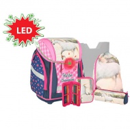 Spirit: Wild Horse Muster, LED-Schulranzen, Rucksack 5-teiliges Set