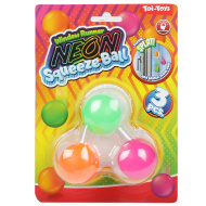 Squeeze: Klebriges Neon 3er-Ball-Set