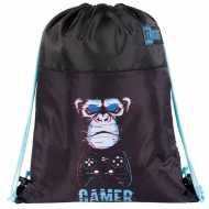 St.Right Blue Gamer Turnbeutel, Sportbeutel 43x32cm