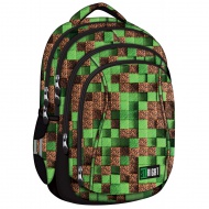 St.Right Pixel Cubes ergonomischer vierfach unterteilter Schulranzen, Rucksack BP04 43x32x20cm