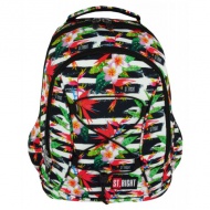 St.Right Tropical Design Schultasche Rucksack 30x40x20cm