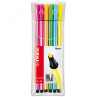 Stabilo: Pen 68 Neon-Farben Filzstift-Set 6er-Pack