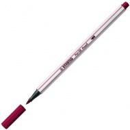 Stabilo: Pen 68 brush Filzstift bordeaux