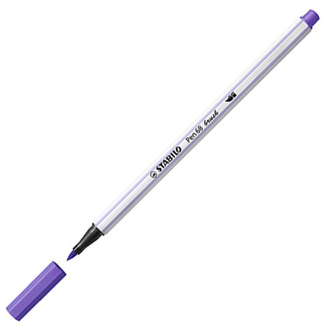 Stabilo: Pen 68 brush Filzstift in Violett