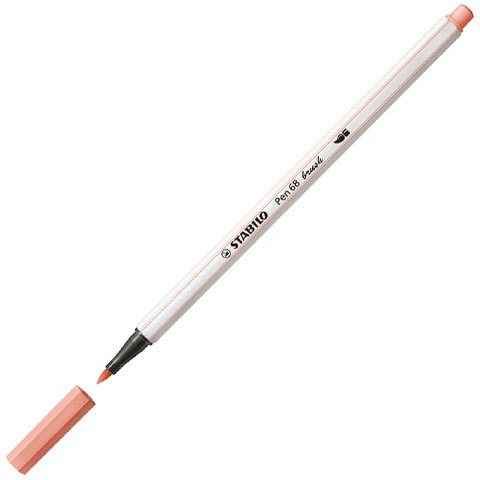 Stabilo: Pen 68 brush Pinselstift Pfirsich