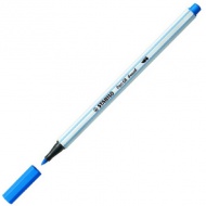 Stabilo: Pen 68 brush Pinselstift blau