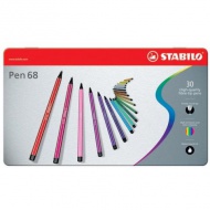 Stabilo: Pen 68 farbige Filzstifte 30er-Set