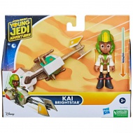 Star Wars: Abenteuer der jungen Jedi - Kai Brightstar Figurenset mit Gefährt 7,5 cm - Hasbro