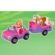 Steffi Love: Évi Love mit Pferdetransporter - Simba Toys