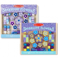 Strahlende Blumen Holzperlen-Set mit 45 Teilen - Melissa &amp; Doug