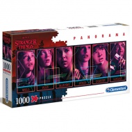 Stranger Things Panorama Puzzle 1000 Teile - Clementoni