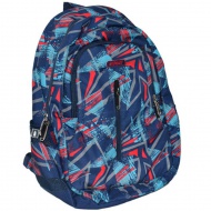 Street United Flaw dreifach unterteilte Schultasche, Rucksack 33x17,5x45cm