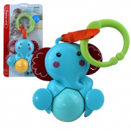 Sun Baby: Fröhlicher Elefant BPA-freie Baby-Rassel mit drehbarem Ball