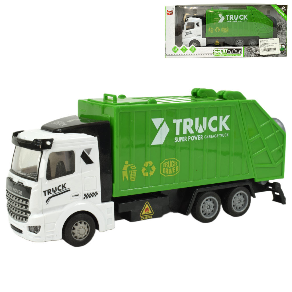 Super Truck: Container-LKW mit Schwungrad, 20 cm