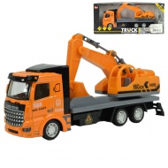 Super Truck: Schwungrad-Baggerlader-LKW 19cm