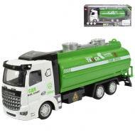 Super Truck: Tanklastwagen in grüner Farbe 20cm