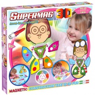 Supermag 3D Dreieck magnetisches Konstruktionsspielzeug