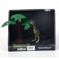 T-Rex-Figur mit Holz 12cm