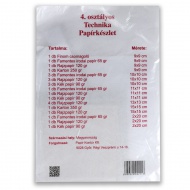 Technik-Papier-Set für die 4. Klasse, 25 Stück