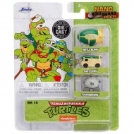 Teenage Mutant Ninja Turtles: Nano Hollywood Rides 3er-Set Premium Metall Spielzeugautos 4,5cm - Jada Toys