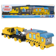 Thomas Lieblingsmomente: Carly, die Kranlokomotive motorisiertes Zugset - Mattel