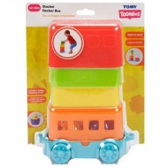 Tomy: Toomies - Versteck-Eier Doppeldecker-Bus Spielset