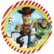 Toy Story 4: 8-teiliges Pappteller-Set 23cm