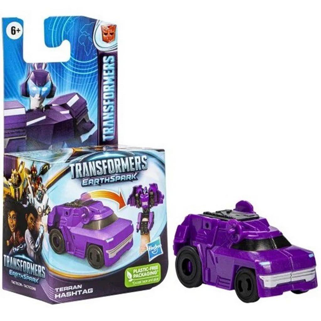 Transformers Earthspark Ein-Schritt-Verwandlung Terran Twitch Figur 6cm - Hasbro