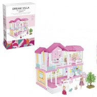 Traumvilla-Spielset mit Möbeln und Puppen 68x51x39cm