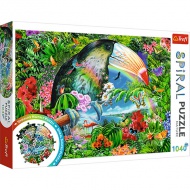 Tropische Tiere Spiral Puzzle 1040 Teile - Trefl