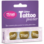 TyToo: Goldfarbener Glitzer-Set 3x2,5ml