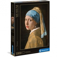 Vermeer - Mädchen mit dem Perlenohrring Museum Puzzle 1000 Teile - Clementoni