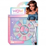 WOW Generation: 24-teiliges selbstklebendes Kunstnagel-Set