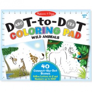 Wildtiere Punkt-zu-Punkt Malbuch - Melissa &amp; Doug