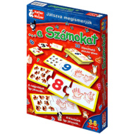 Wir lernen die Zahlen spielerisch mit einem Brettspiel.