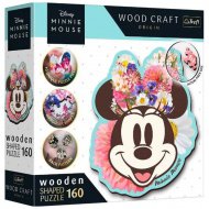 Wood Craft: Disney - Stilvolle Minnie Maus 160-teiliges Premium-Holzpuzzle - Trefl