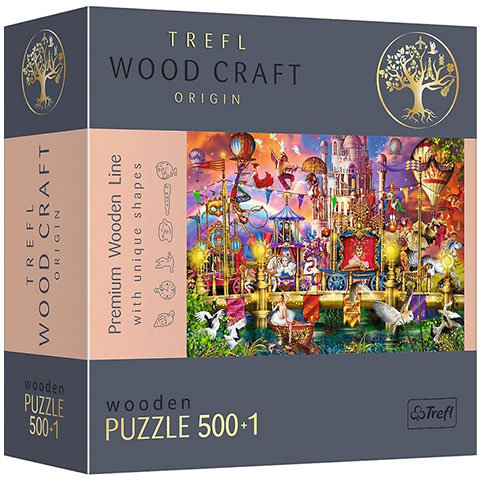 Wood Craft: Magische Welt Holzpuzzle 500+1 Stück - Trefl