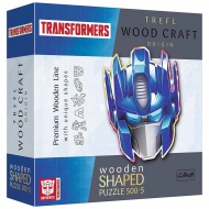 Wood Craft: Transformers Optimus Prime 500+5-teiliges Premium-Holzpuzzle - Trefl