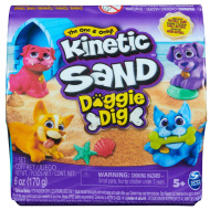 Kinetic Sand: Doggie Dig Sandknete-Set 170g mit Überraschungsfigur - Spin Master