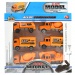 Alloy Car: 6-teiliges Baufahrzeug-Set 8cm