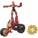 Avengers Bend and Flex Rider Iron Man Figur mit Motorrad - Hasbro