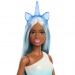 Barbie Dreamtopia: Einhorn-Puppe in blauem Regenbogenkleid - Mattel