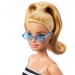 Barbie: Fashionista stilvolle Puppe im rosa Rock, mit Sonnenbrille - Mattel