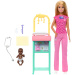 Barbie Kinderärztin Karrierepuppe Spielset mit blonden Haaren - Mattel