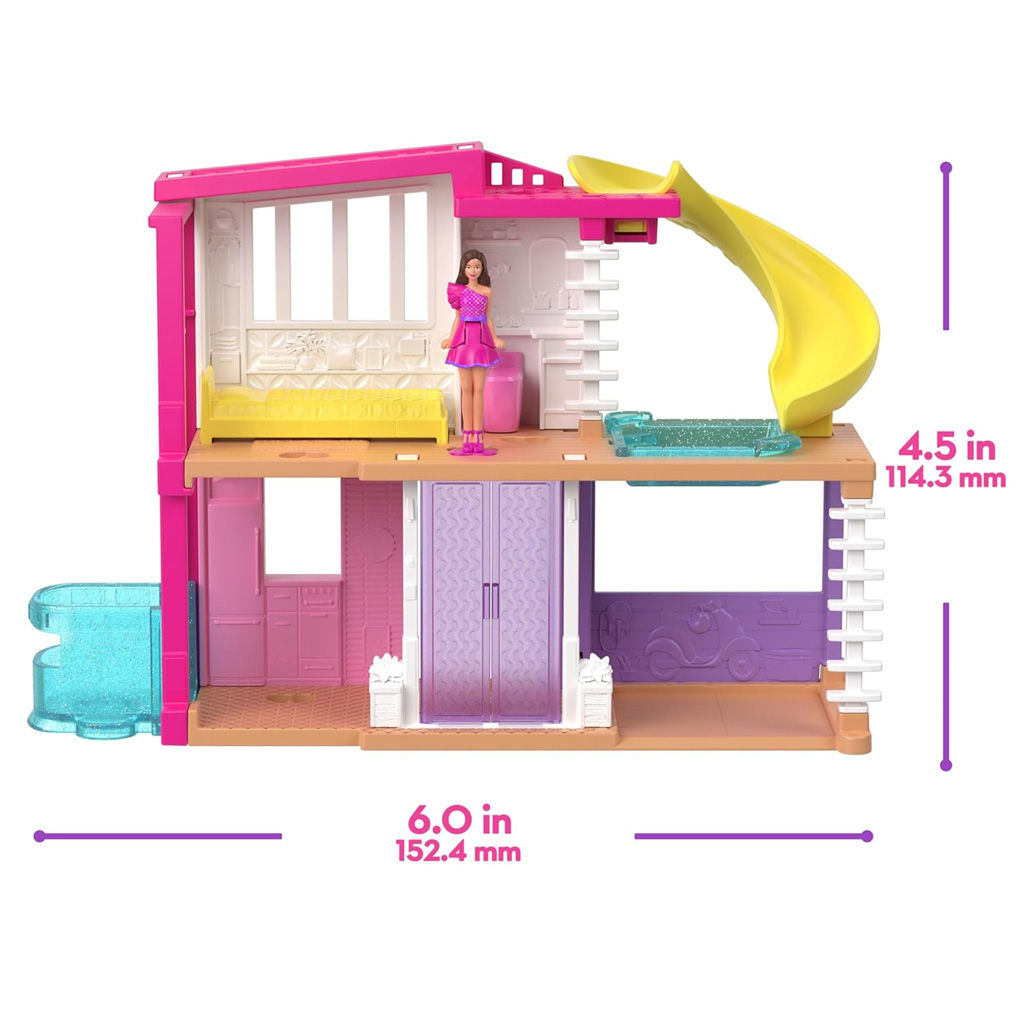 Barbie: Mini BarbieLand - Vorstadt-Traumhaus - Mattel