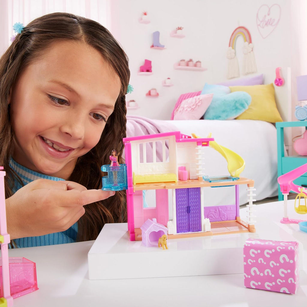 Barbie: Mini BarbieLand - Vorstadt-Traumhaus - Mattel