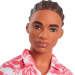 Barbie: Modeikone Ken-Puppe in rosa Blumenoutfit - Mattel