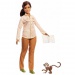 Barbie: National Geographic Puppe mit Affe - Mattel